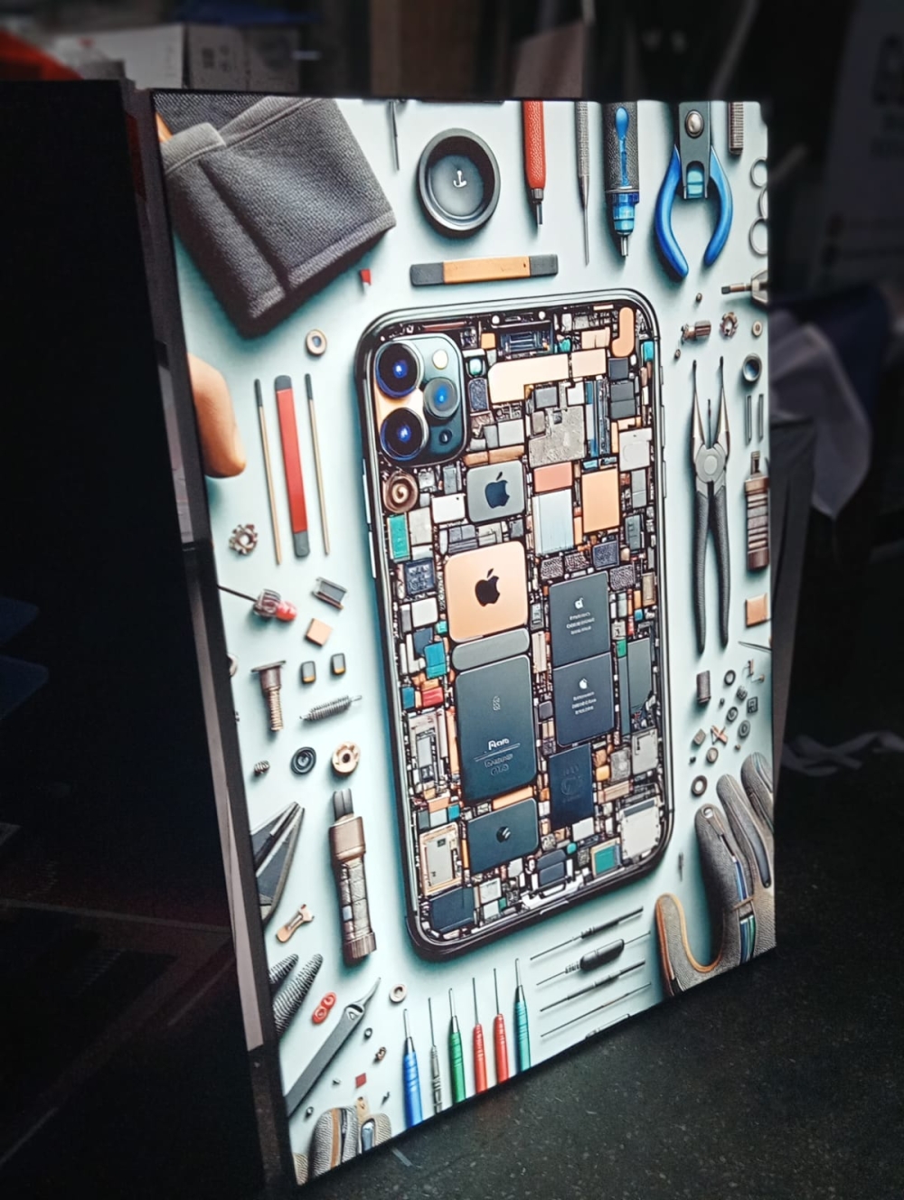 Lightbox Baskı kumaşı