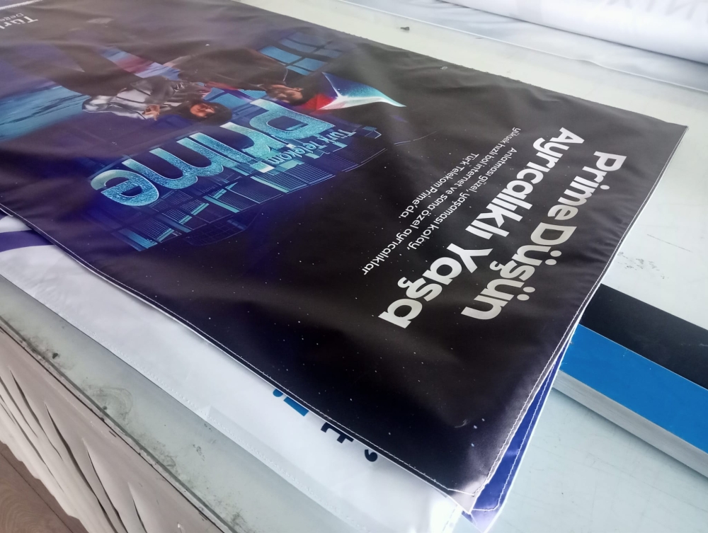 Lightbox kumaş dikilmiş şekilde